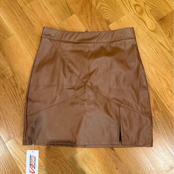We1Fit Dresses & Skirts - Chic Brown Mini Skirt
